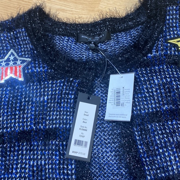 Romeo & Juliet Couture Patch Cardigan NWT Small - Picture 8 of 8